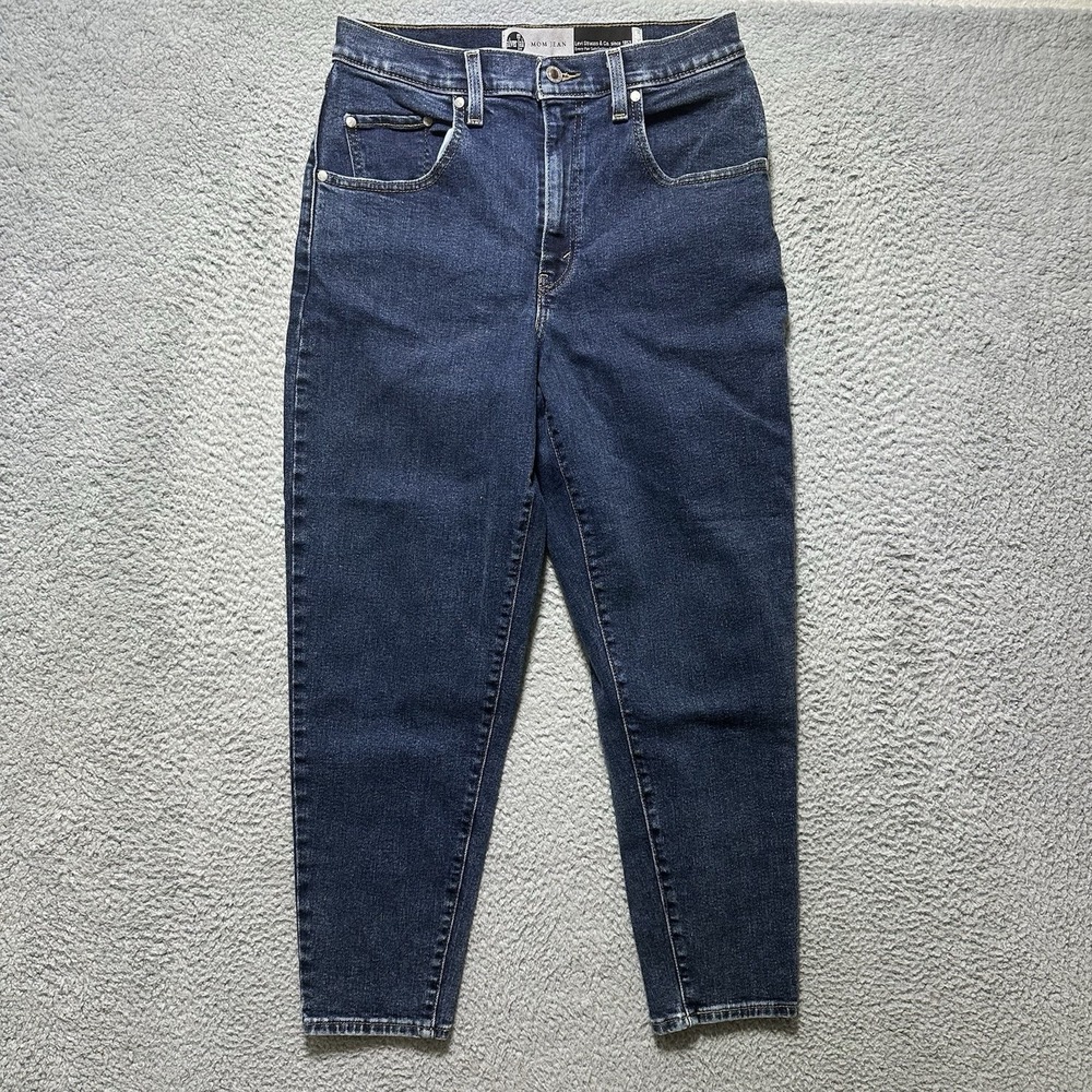 Levi's Silver Tab High Waisted Mom Denim Jean Women's 30 Y2K 90's Medium Wash